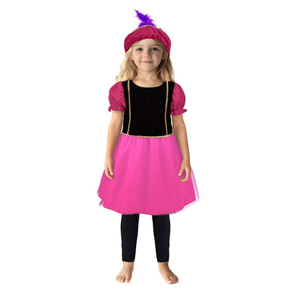 Overige Merken Pietenjurk 110-116 Roze/Paars