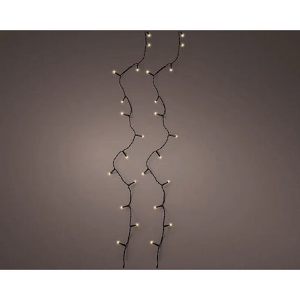 Lumineo Basic Led Snoer 80 Led'S 600 Cm Soft Gold Zwart