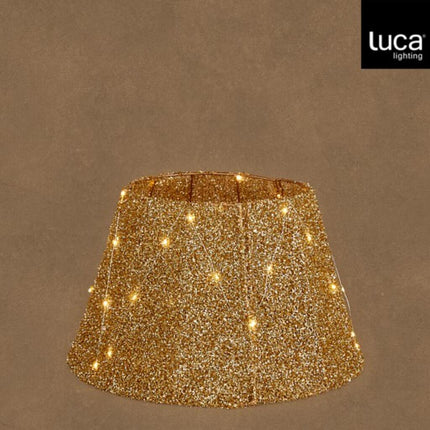 Luca Lighting Treeskirt Met Led Verlichting 30X50 Cm Goud
