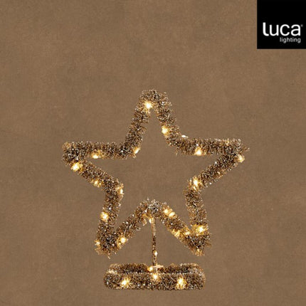 Luca Lighting Led Ster 30X27 Cm Champagne