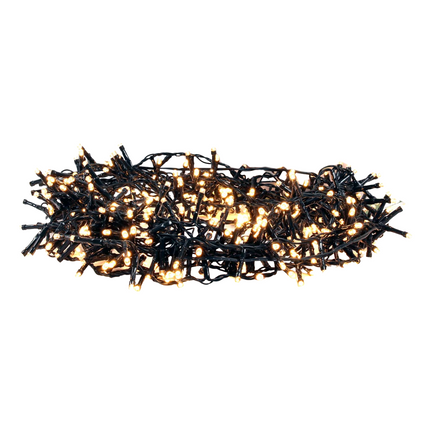 Cheqo® Kerstboomverlichting LED - Kerstlampjes - Kerstverlichting - Kerstboom Verlichting - Warm Wit - 768 LED's - 990 cm - Timerfunctie