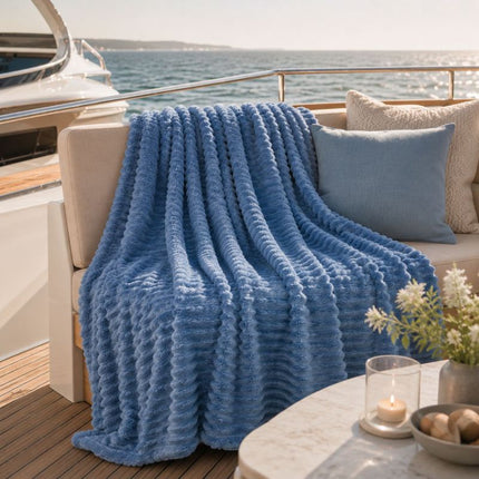 Ceruzo Fleece Deken - 150X200 Cm - Petrol