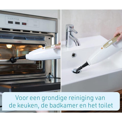 Overige Merken Livington 10In1 Stoomcleaner Wit/Goud