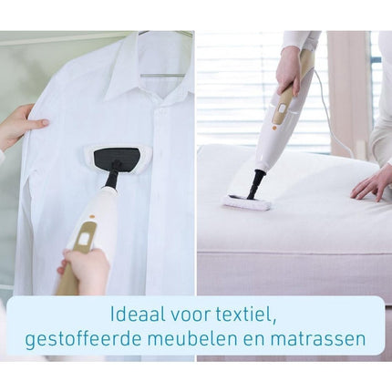Overige Merken Livington 10In1 Stoomcleaner Wit/Goud