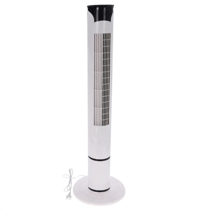 Cheqo® Torenventilator met Afstandsbediening - Ventilator - Fan - 100cm - 45W - 150cm snoer - Oscillatiefunctie - Digitale Display - 3 Snelheden - 3 Variabele Standen - Timerfunctie