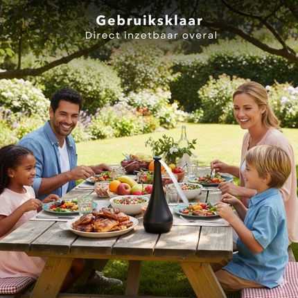 Cheqo® Vliegenverjager voor op Tafel - Vliegenverjager Tafel - Fly Fan - Vliegen Ventilator - Vliegenventilator - Vliegen Waaier - Vliegenverjager - Insectenverjager voor op Tafel - Insectenverjager Tafel