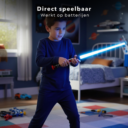 Cheqo® Lichtzwaard - Lightsaber - Lichtzwaard Speelgoed - Lichtzwaard Met Geluid - Lichtzwaard Met Licht - Uitschuifbaar Lichtzwaard - Lichtzwaard Voor Kinderen - Lichtzwaard Verkleedaccessoire - Lichtzwaard Rollenspel - Lichtzwaard Met Kleuren