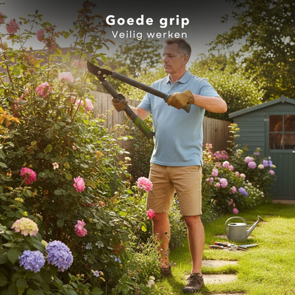 Cheqo® Snoeischaar - Tuinsnoeischaar - Takkenschaar - Tuinschaar - Snoeischaar Tuin - Snoeischaar Takken - Snoeischaar Struiken - Snoeischaar Heg - Snoeischaar Groen