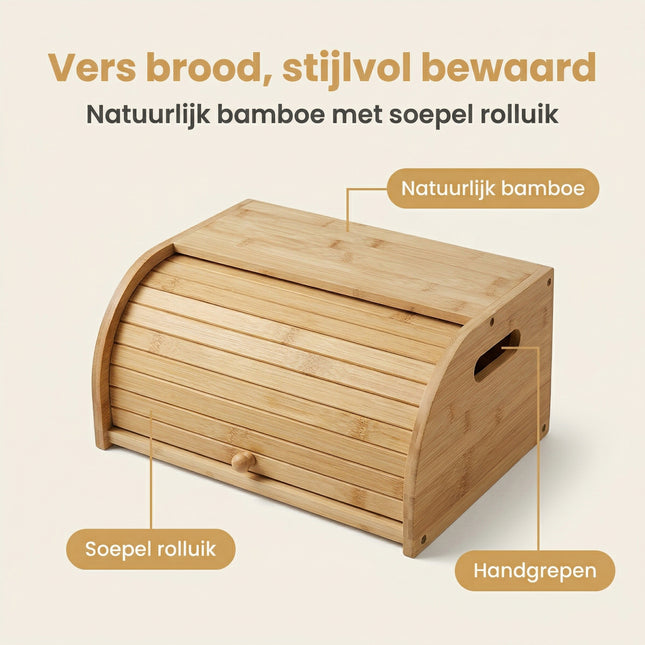 Cheqo Broodtrommel Bamboe - Infographic 2
