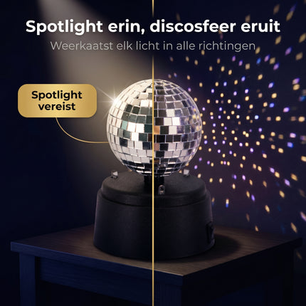 Cheqo® Mini Spiegel Disco Bal - Bezwaarkiller