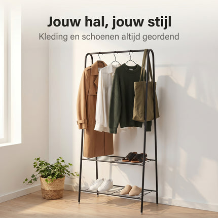 Cheqo® Kledingrek met Schoenenrek - Lifestyle