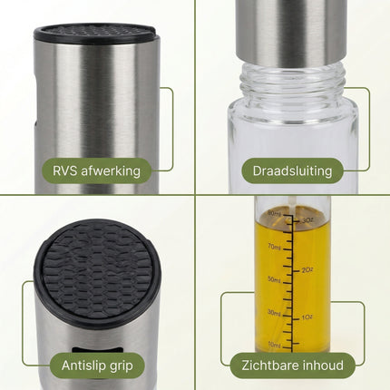 Cheqo® Olijfolie Sprayer - Detail Split