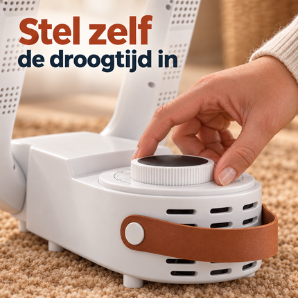 Foldable Shoe Dryer With Timer — infographic 3