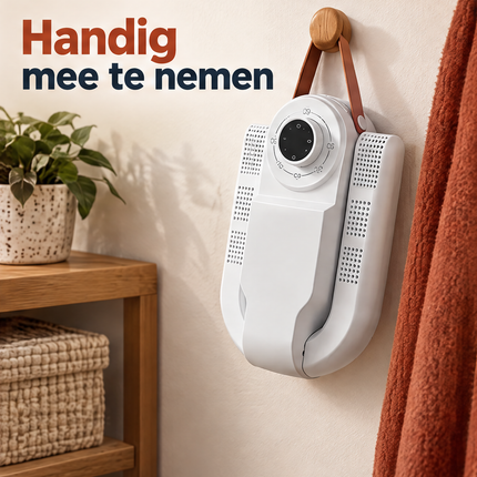 Foldable Shoe Dryer With Timer — infographic 5
