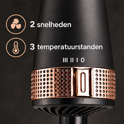 Cheqo® Föhnborstel - Warmteborstel - Haardroger Borstel - Volumeborstel - Hetelucht Borstel - Warme Luchtborstel - Haarstyler - Stijlborstel - Krulborstel - Ovale Borstel - Elektrische Haarborstel - Droogborstel - voor Alle Haartypen - Anti-Klit — infographic 3