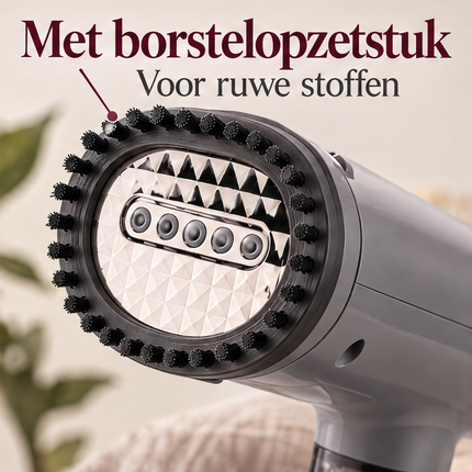 Cheqo® Kledingstomer 2 in 1 - Handheld Handstomer - Stoomapparaat Kleding - Kleding Stomer - Ontkreuker - Stoomstrijkijzer - Stoomreiniger - Garment Steamer - Steamer voor Kleding voor Thuis en op Reis - Verticaal en Horizontaal — infographic 5