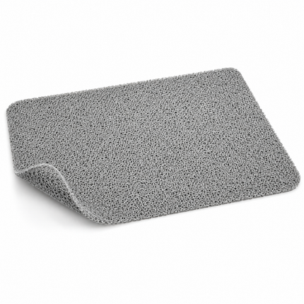 Cheqo® Douchemat Antislip - Antislip Douchemat - Antislip Badmat - Antislipmat Waterdoorlatend - Anti Schimmel - Douchecabine Mat - Badkamermat voor in Bad en Douche - Sneldrogend - voor Ouderen en Kinderen - voor Zwembad en Sauna - Grijs — hoofdbeeld