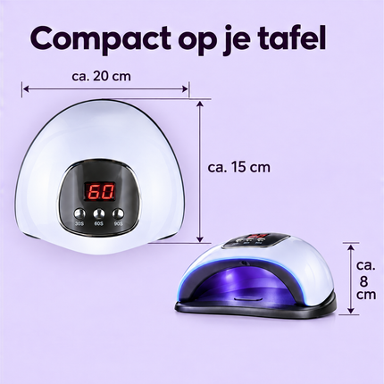 Cheqo UV/LED Nagellamp - infographic 5