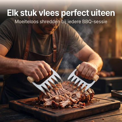 Cheqo® Vleesklauwen Set van 2 - Lifestyle