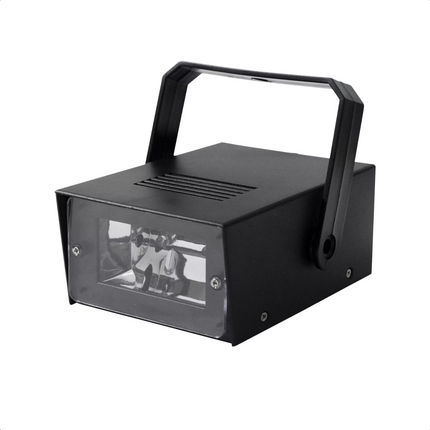 Cheqo® Disco Stroboscoop LED - Discolicht - Flitslicht - Mini Flitslamp voor Feestjes - Party Verlichting - Compact en Krachtig