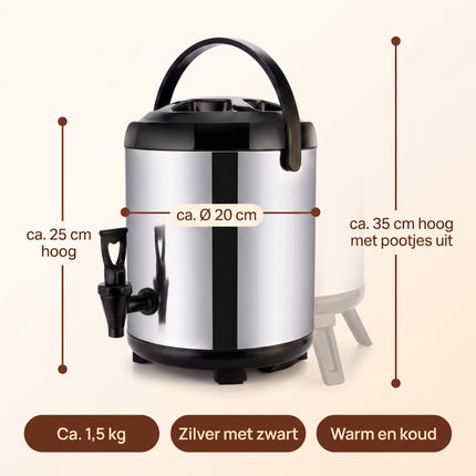 Cheqo® Thermos Drankdispenser - GPT-5.6 Fresh - Specs (oude v1)