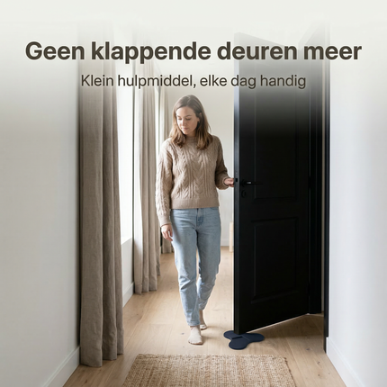 Cheqo® Deurstopper - Deurstop - Deurstopper Antraciet - Deurstopper Zwart - Deurstoppers - Deurwig - Deurklem - Deurbuffer - Deurbuffer Vloer - Deurstopper Vloer - Deurstopper Binnen