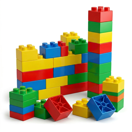 Cheqo® Mega Bouwblokken - Grote Bouwblokken - Bouwblokken Peuter - Bouwblokken 1 Jaar - Bouwblokken 2 Jaar - Bouwblokken 3 Jaar - Bouwblokken 4 Jaar - Bouwblokken 5 Jaar - Bouwblokken Baby - Eerste Bouwblokken