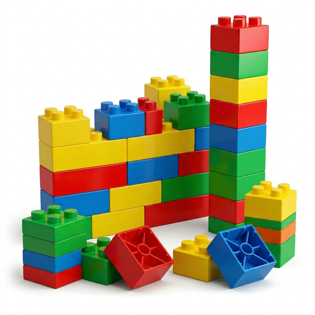 Cheqo® Mega Bouwblokken - Grote Bouwblokken - Bouwblokken Peuter - Bouwblokken 1 Jaar - Bouwblokken 2 Jaar - Bouwblokken 3 Jaar - Bouwblokken 4 Jaar - Bouwblokken 5 Jaar - Bouwblokken Baby - Eerste Bouwblokken