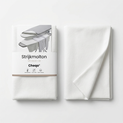 Cheqo® Strijkplank Molton - Strijkmolton - Molton Onderlaag Strijkplank - Strijkplank Onderlaag - Strijkplankvulling - Strijkplank Molton Onderlaag - Strijkplank Onderlegger - Molton Onderlegger