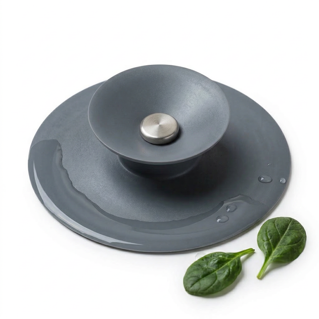 Cheqo® Gootsteenstop - Afvoerstop - Afvoerplug - Gootsteenstopper - Gootsteen Plug - Gootsteen Dop - Plugstop - Badstop - Wastafel Stop - Wastafel Plug - Spoelbak Stop - Wasbak Stop - Afvoerstop Keuken