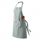 Cheqo® Schort - Keukenschort - Schort Mint - Schort Keuken - Schort Koken - Kookschort - Schort Bakken - Schort Dames - Schort Heren - Schort Volwassenen - Schort Unisex