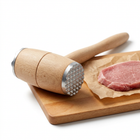 Cheqo® Vleeshamer - Vleesklopper - Vleesvermalser - Vleeshamer Dubbelzijdig - Dubbelzijdige Vleeshamer - Vleeshamer Keuken - Vleeshamer BBQ - Vleeshamer Schnitzel - Schnitzelhamer - Steakhamer