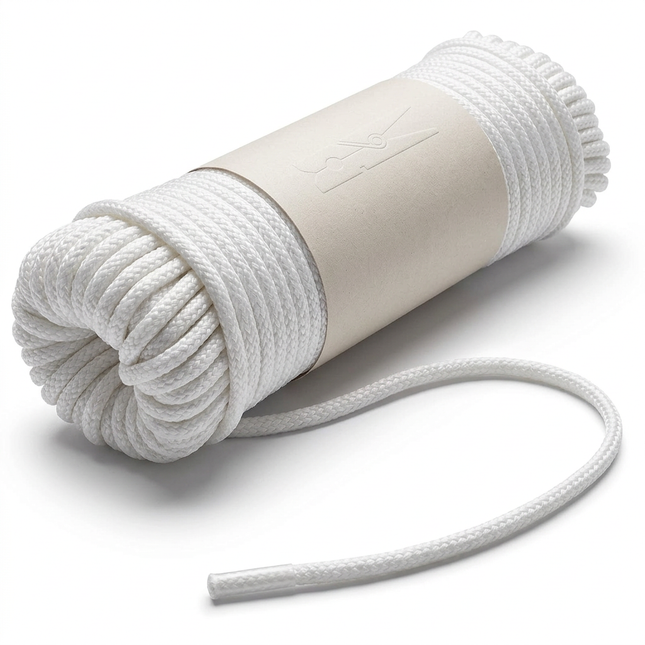 Cheqo® Waslijn - Waslijndraad - Wasdraad - Drooglijn - Kledinglijn - Waslijn Wit - Waslijndraad Wit - Wasdraad Wit - Drooglijn Wit - Waslijn Buiten - Waslijn Binnen - Waslijn Draad - Waslijn Touw - Waslijn Koord