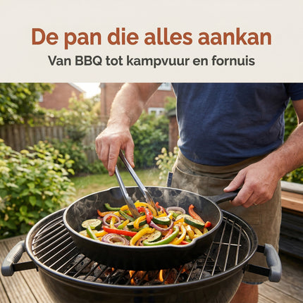 Cheqo® BBQ Koekenpan Groot - Lifestyle