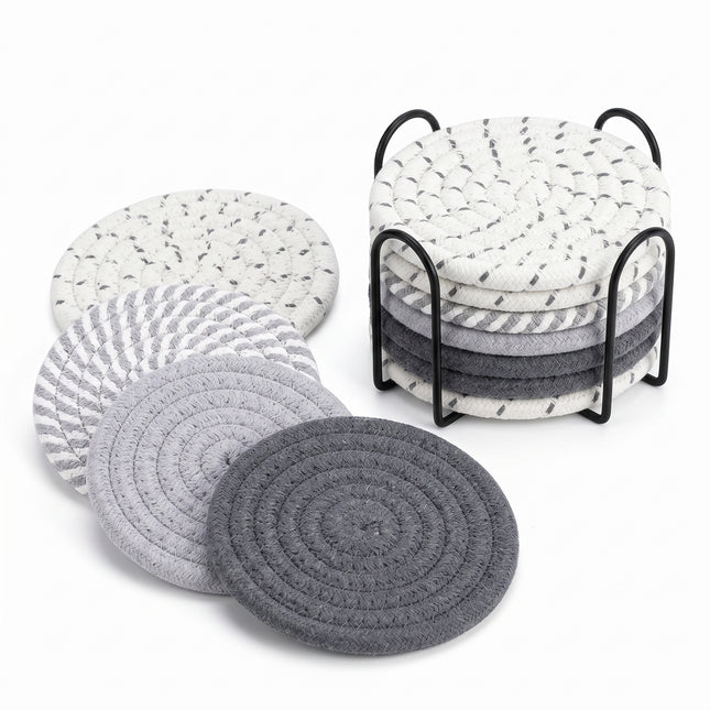 Cheqo® Onderzetters Set van 8 - Hero