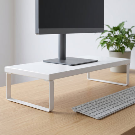 Cheqo® Monitorstandaard Wit - Hero Lifestyle