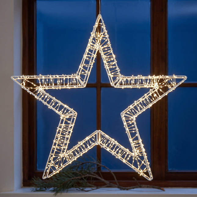 infographic-1-life: Hanging star with warm white led lighting o56 cm …