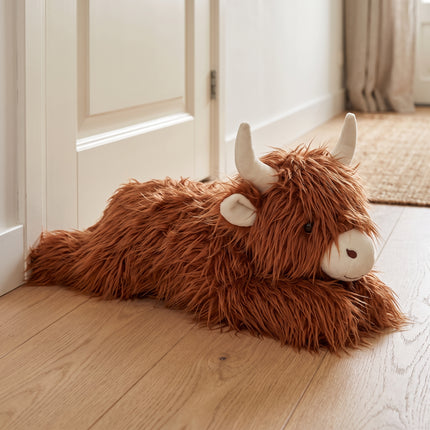 infographic-1-life: Overige merken deurstopper pluche schotse hooglander 35x12x15 cm