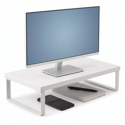 Cheqo® Monitorstandaard Wit - Hero Studio