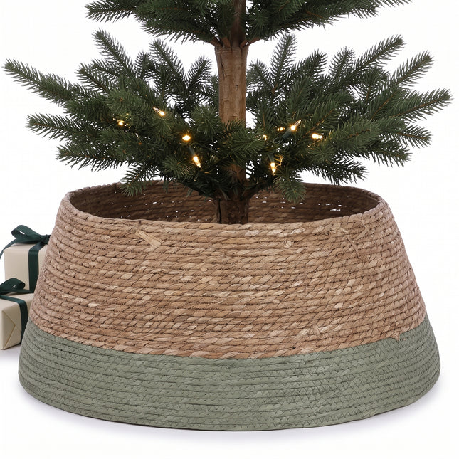infographic-1-wit: Treeskirt green h26xd58cm