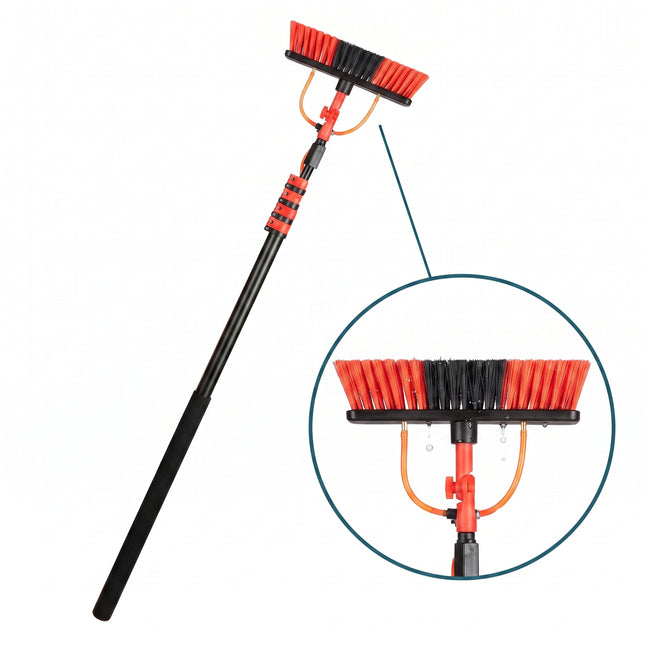 infographic-1-wit: Nexxt telescopic waterbroom 7m orange 1