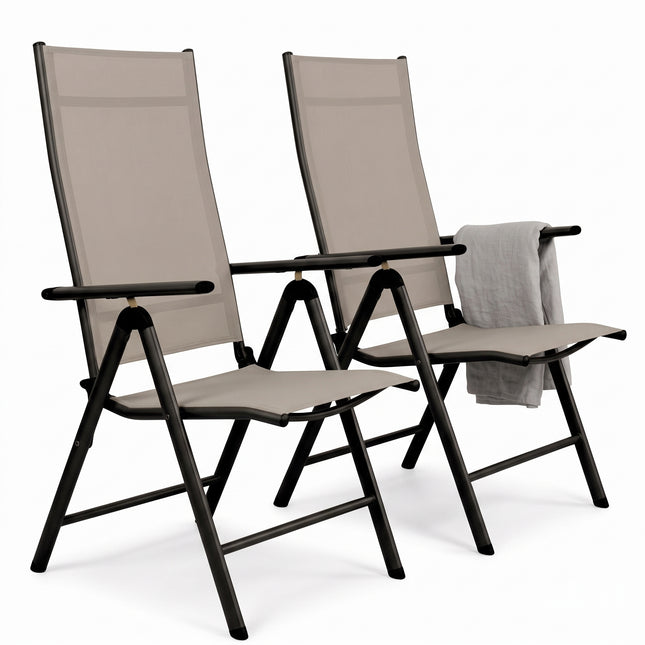 infographic-1-wit: Tuinstoelen set grijs zwart