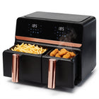 infographic-1-wit: Dual airfryer 9 liter rose gold