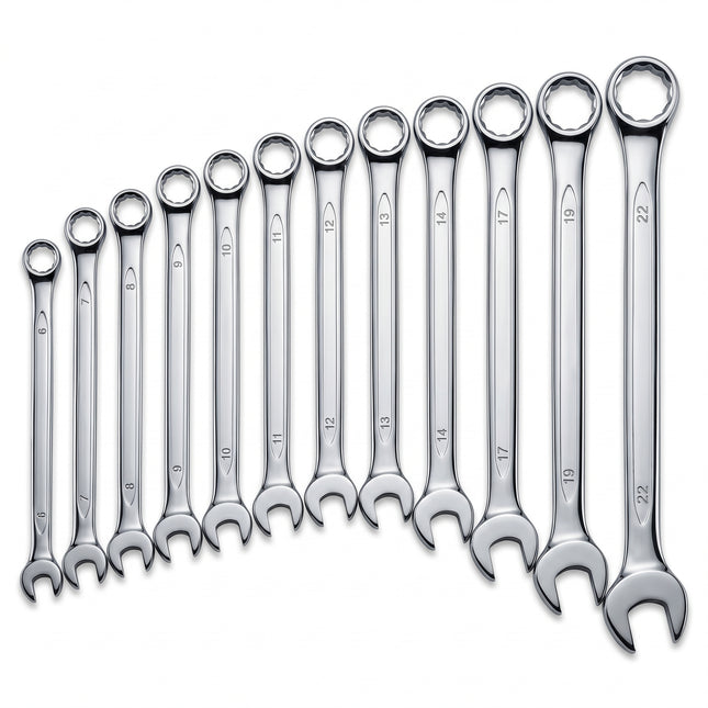 Fx Tools Steekringsleutelset 6-22 mm 12-delig