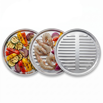 Cheqo® BBQ Grillschalen Set van 3 - Hero
