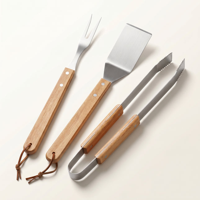 Cheqo BBQ Gereedschapset 3-pcs - Hero
