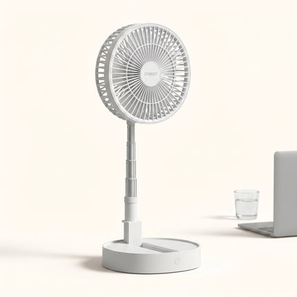 Cheqo Opvouwbare Ventilator Wit 23 cm - Hero