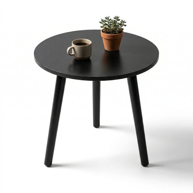 Cheqo Bijzettafel Zwart - Hero