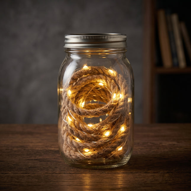 infographic-1: Jute touw met ledverlichting 1 50 meter