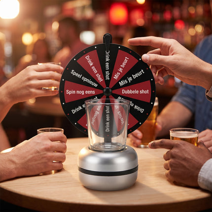 Cheqo® Drankspel Wheel of Shots - Hero